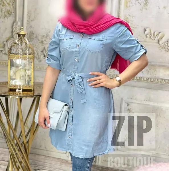 عکس مانتو شلوار جین