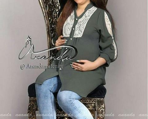 عکس مانتو شلوار بارداری
