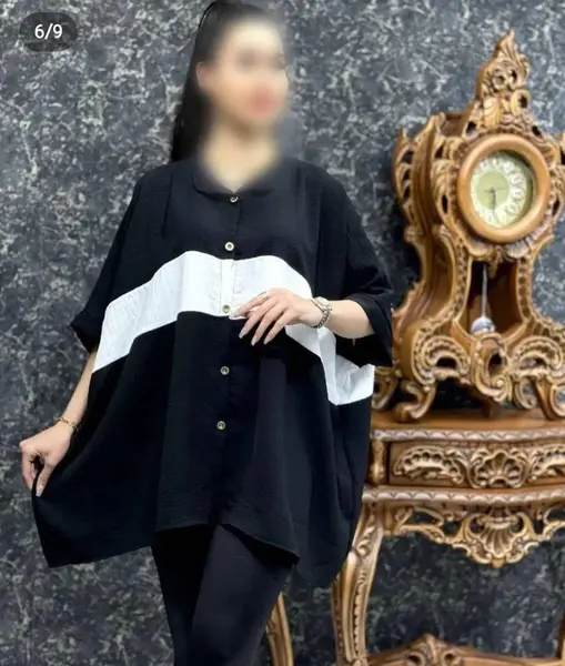 عکس مدل مانتو استین کیمونو