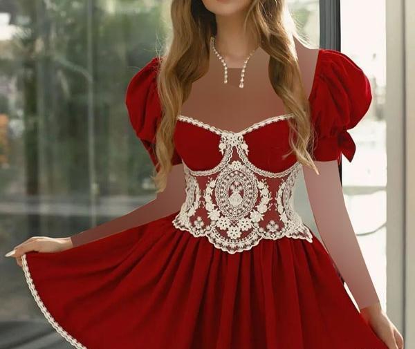 عکس لباس دخترانه فانتزی عروسکی