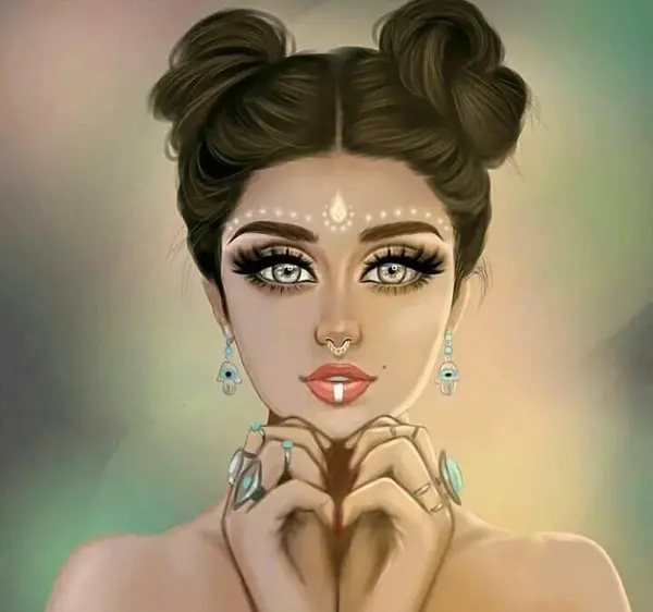 عکس دخترانه زیبای فانتزی