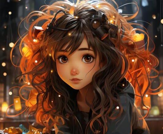 عکس کیوت فانتزی دخترانه انیمه