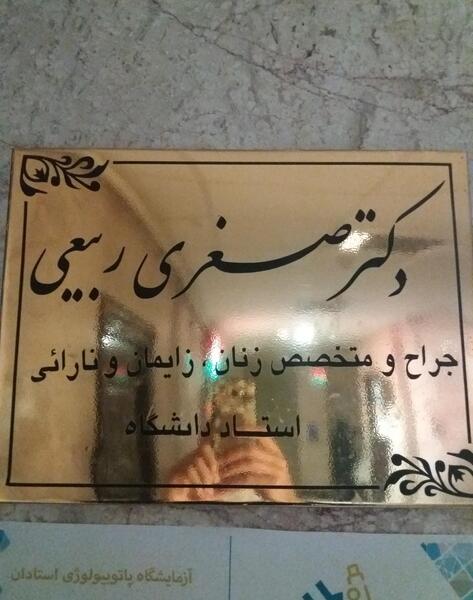 تعيين جنسيت عکس دکتر صغری ربیعی همدان