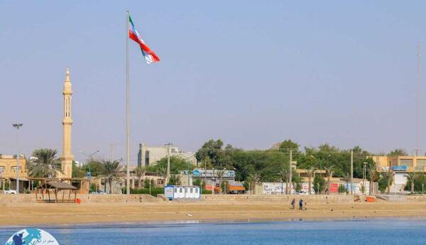 عکس ساحل صدف بندر لنگه