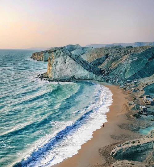 عکس ساحل صدف بندر لنگه
