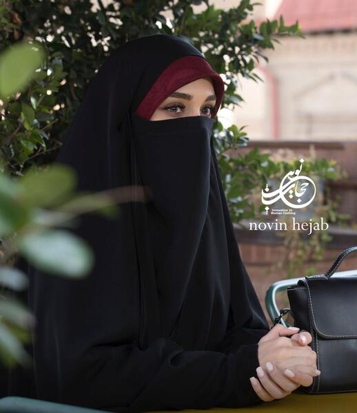 عکس مدل چادر لبنانی صدفی
