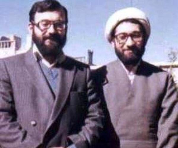 عکس جوانی صادق لاریجانی