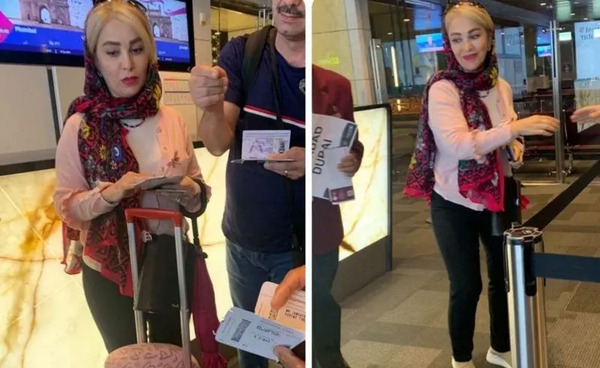 عکس ژیلا صادقی در تلویزیون