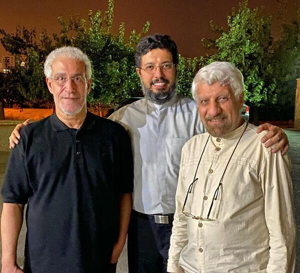 عکس حاج صادق آهنگران و همسرش
