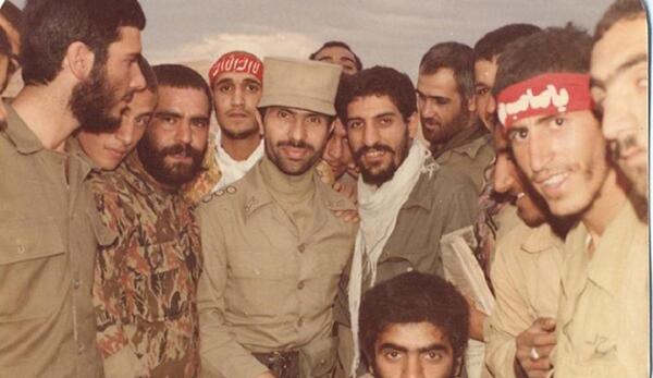عکس جوانی حاج صادق آهنگران