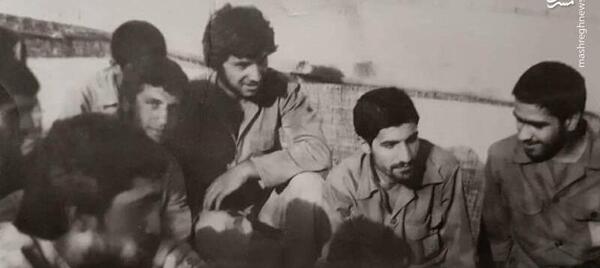عکس جوانی حاج صادق آهنگران