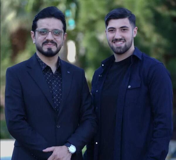 عکس صالح مهدی زاده در محفل
