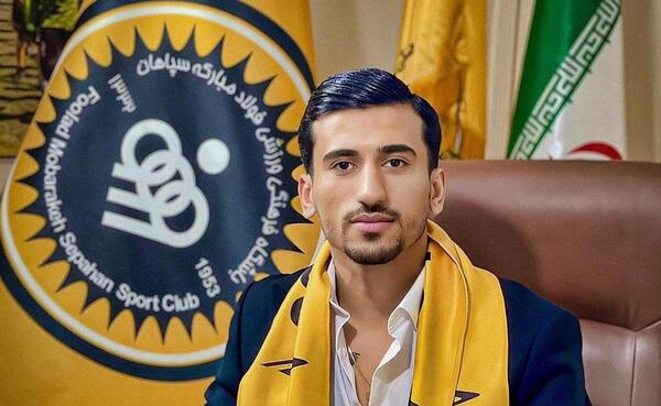 عکس صالح حردانی با لباس سپاهان