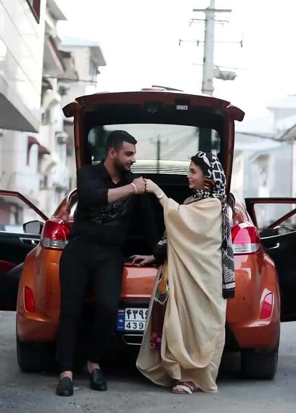 عکس بچه صبا و مهرشاد