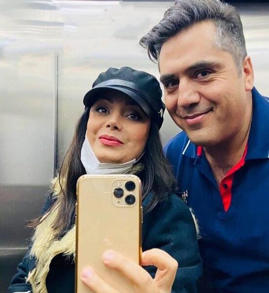 عکس جدید صبا راد و همسرش