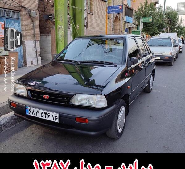 عکس پراید صبا مشکی