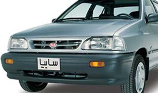عکس پراید صبا از بغل