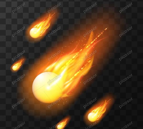 عکس کارتونی شهاب سنگ