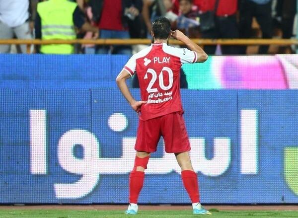 عکس شهاب زاهدی در تیم پرسپولیس