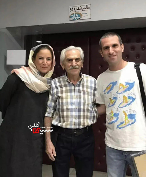 عکس هوتن شکیبا و پدرش
