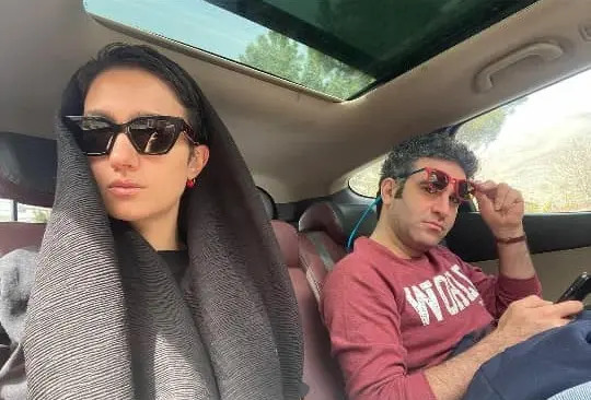 عکس هوتن شکیبا و پدرش