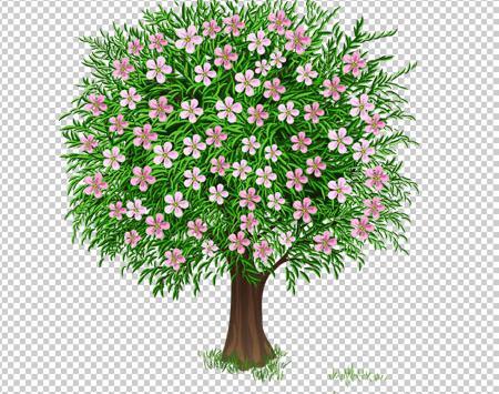 عکس شکوفه بهاری کارتونی