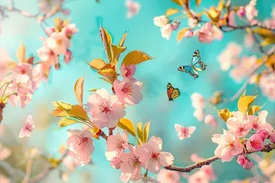 عکس شکوفه های سفید