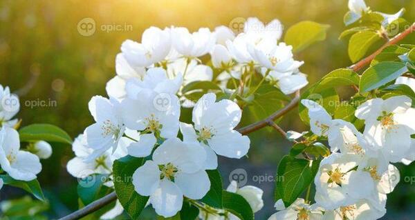 عکس شکوفه درخت زردالو