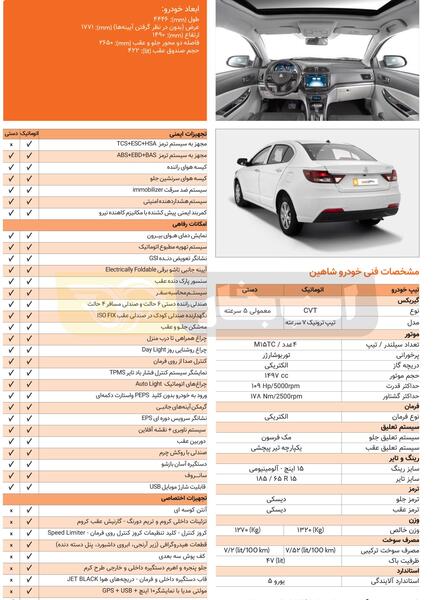 عکس شاهین اتوماتیک کارخانه