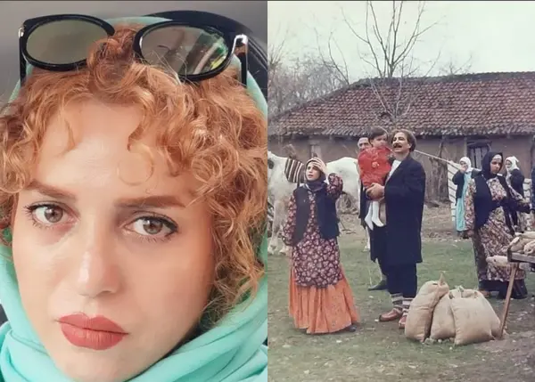 عکس بزرگی شیرین در سریال پس از باران