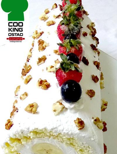 عکس شیرینی خامه ای رولتی