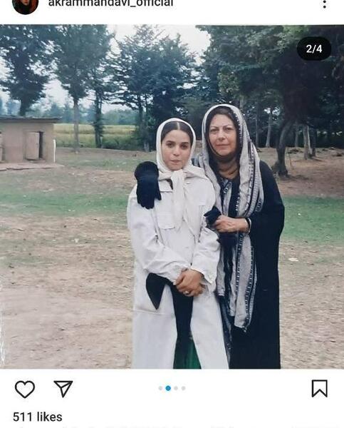 عکس جدید شیرین در پس از باران