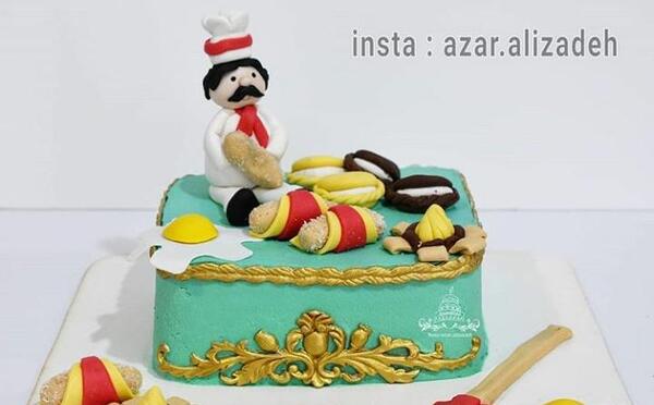 عکس از شیرینی پزی