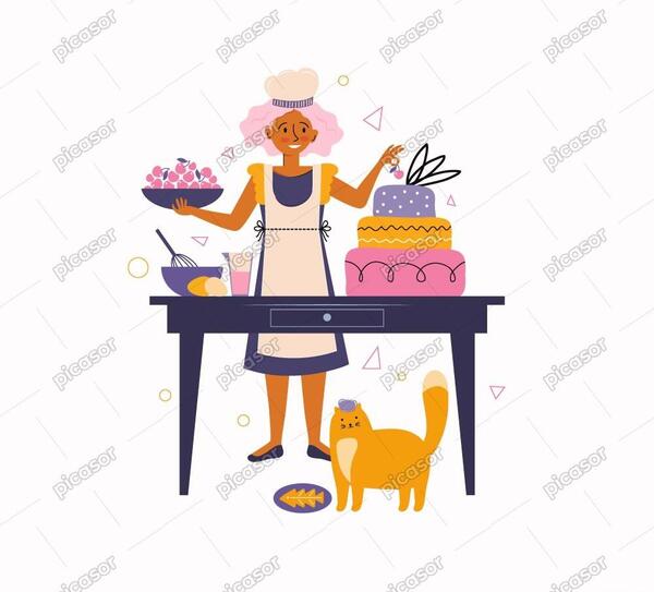 عکس از شیرینی پزی
