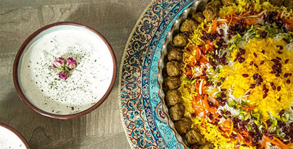 عکس شیرین پلو با مرغ
