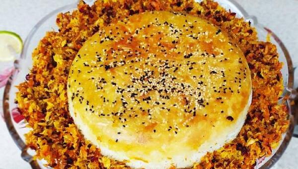 عکس شیرین پلو با مرغ