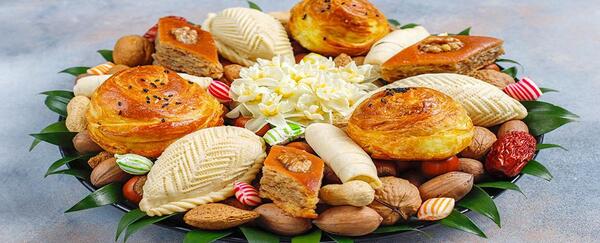 عکس آجیل و شیرینی عید