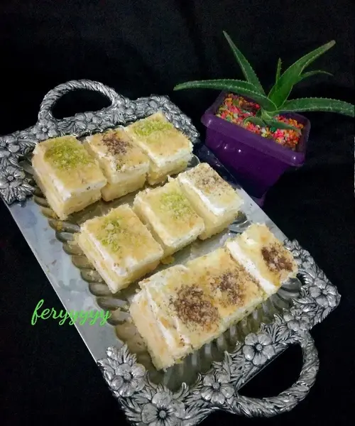 عکس شیرینی ناپلئونی شکلاتی