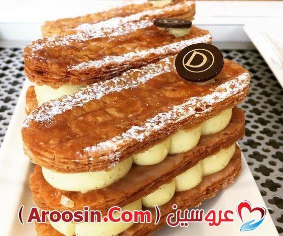 عکس شیرینی ناپلئونی شکلاتی