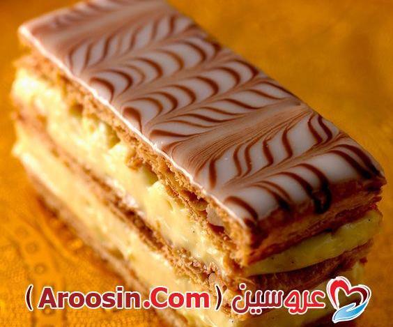 عکس شیرینی ناپلئونی شکلاتی