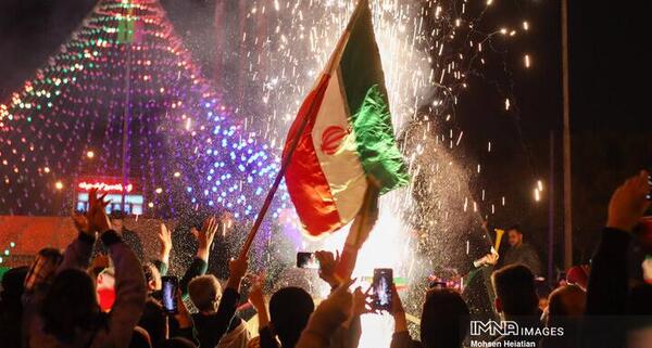 عکس شادی مردم ایران