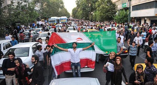 عکس شادی مردم ایران