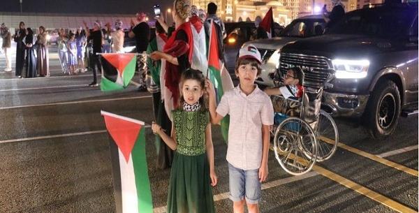 عکس شادی مردم فلسطین