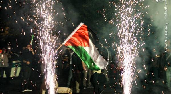 عکس شادی مردم فلسطین