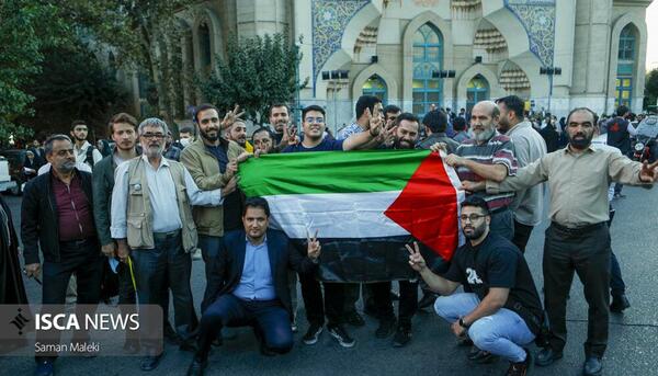 عکس شادی مردم فلسطین