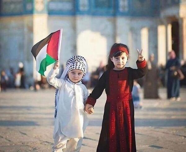 عکس شادی کودکان فلسطینی