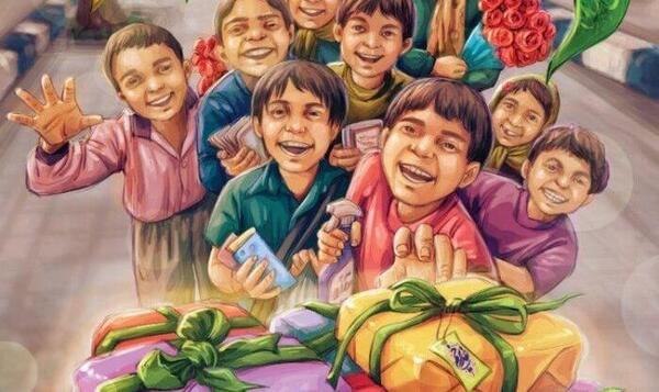 عکس شادی کودکان فلسطینی