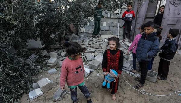 عکس شادی کودکان فلسطینی