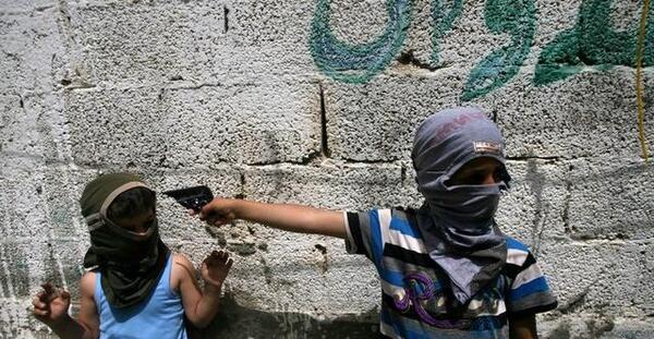 عکس شادی کودکان فلسطینی