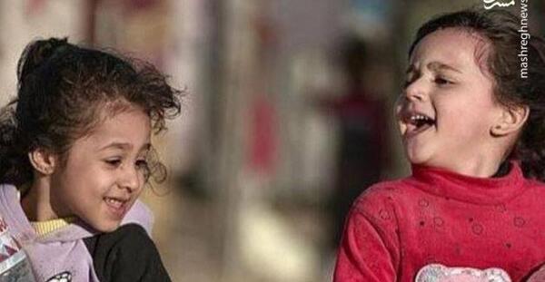 عکس شادی کودکان غزه